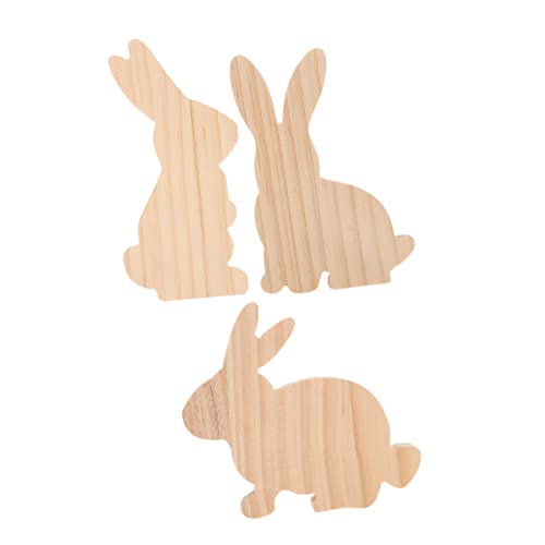 Holibanna Deko Osterhasen Figuren Holz Ostern Dekoration Hasenstatue Osterschmuck Für Tischgartenparty Holibanna Deko Osterhasen Figuren Holz Ostern Dekoration Hasenstatue Osterschmuck Für Tischgartenparty von Holibanna
