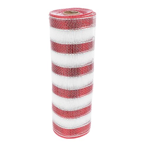 Holibanna Dekoratives Geschenkband Rot weiß Polyester Netzgarn Geschenkverpackung Schleifenband für DIY Basteln Festliche Dekoration Holibanna Dekoratives Geschenkband Rot weiß Polyester Netzgarn Geschenkverpackung Schleifenband für DIY Basteln Festliche Dekoration von Holibanna