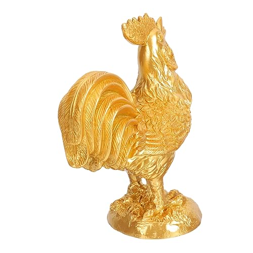 Holibanna Dekoratives Hahnenmodell Für Schreibtisch Zartes Hahnendekor Als Osterornament Schlichte Heimdekoration Für Garten Und Wohnzimmer von Holibanna