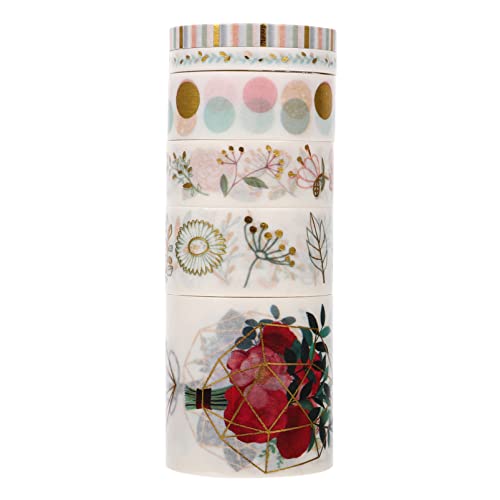 Holibanna Dekoratives Washi Tape 1 Kasten Vergoldetes Klebeband für Selbstgemacht Scrapbooking Planeraufkleber Kreative Handwerksaufkleber Langlebiges Bastelmaterial von Holibanna