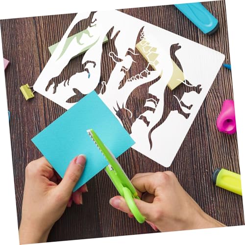 Holibanna Dinosaurier Schablone aus Wiederverwendbar für DIY Malerei Wanddekoration Handarbeitsvorlage Kreativ Zeichenschablone Langlebig und Leicht zu Reinigen von Holibanna