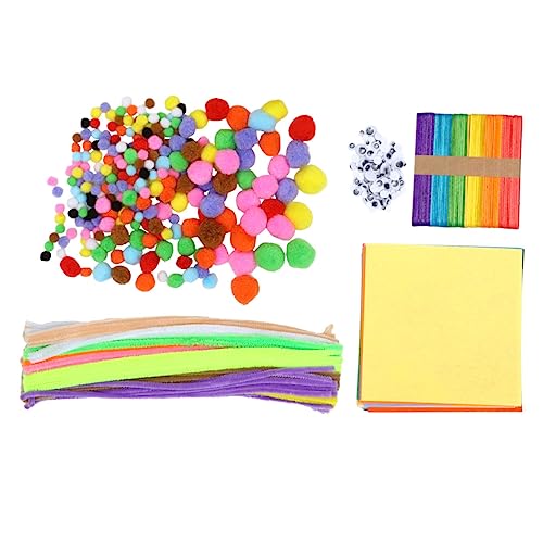 Holibanna Diy Bastelset mit Biegbaren Twisted Sticks und Bunten Pompons für Pädagogisches Handarbeitsmaterial für Kindergarten Basteln von Tieren Blumen Ornamenten und Figuren Holibanna Diy Bastelset mit Biegbaren Twisted Sticks und Bunten Pompons für Pädagogisches Handarbeitsmaterial für Kindergarten Basteln von Tieren Blumen Ornamenten und Figuren von Holibanna