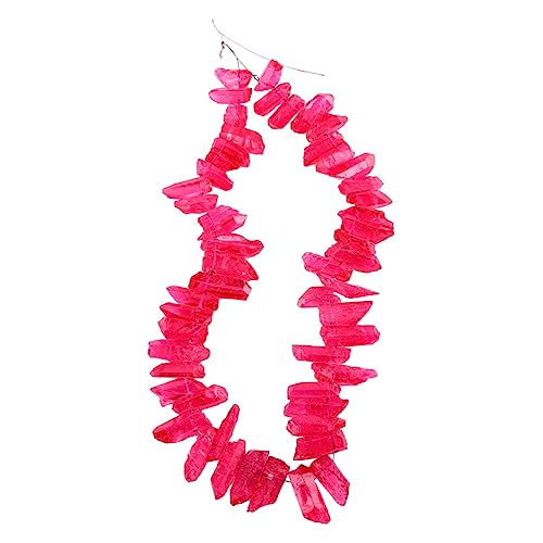Holibanna Diy Schmuckset mit Kristallsäulen Delikates Bastelmaterial für Einzigartigen Schmuck Rot für Armbänder und Mehr von Holibanna