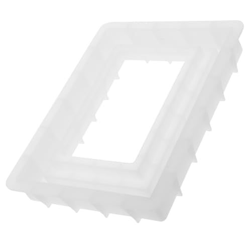 Holibanna Diy Silikonform für Foto Rechteckige Epoxidharz Gießform für Kreative Bastelprojekte für Geburtstage Hochzeiten und Flexibel Transparent und Leicht zu Reinigen von Holibanna