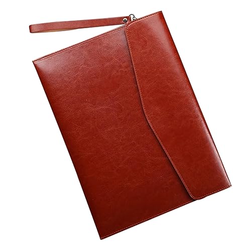 Holibanna Dokumenten Organizer Aus PU Material Wasserdichte Tragetasche Für Dokumente Langlebig Und Leicht Für Büro Schule Und Reisen Große Kapazität Für Männer von Holibanna
