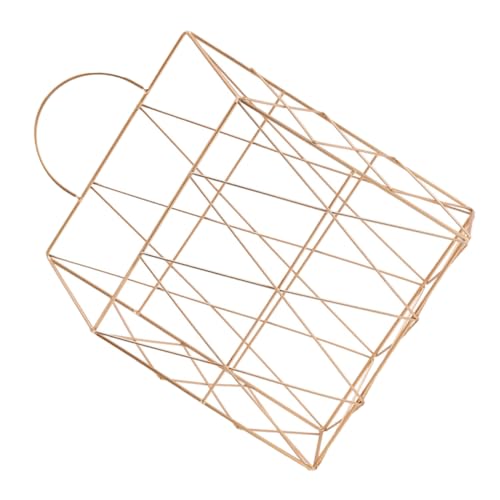 Holibanna Drahtspeicherkorb aus Metall mit Griffen Goldener Organizer für Kleinigkeiten Multifunktionale Aufbewahrungslösung für Schreibtisch und Zuhause Langlebig Holibanna Drahtspeicherkorb aus Metall mit Griffen Goldener Organizer für Kleinigkeiten Multifunktionale Aufbewahrungslösung für Schreibtisch und Zuhause Langlebig von Holibanna