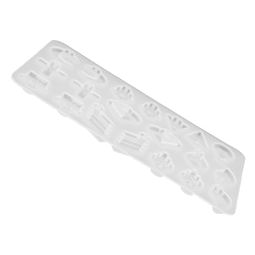 Holibanna Einstellbare Silikonform für DIY Schmuck Ohrstecker Anhänger Flexibles Epoxidharz Gießform Leicht zu Entformen für Bastelprojekte von Holibanna