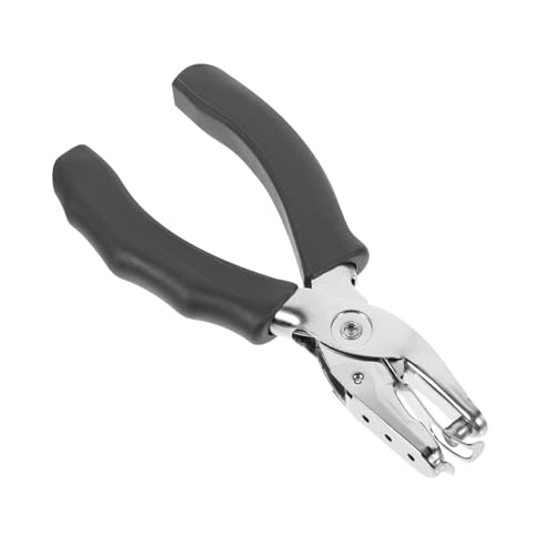 Holibanna Einzellochstempel Handheld Papierlocher für Bürobedarf Ergonomischer Puncher Hochwertigem Material Langlebig und Einfach zu Bedienen für Präzise Stanzungen für Schule von Holibanna