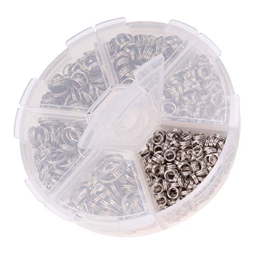 Holibanna Eisenkreisringe Doppelte Geschlossene Ringe für DIY Handarbeiten Rostfrei für Schlüsselanhänger Gürtel Taschen und Kragen Holibanna Eisenkreisringe Doppelte Geschlossene Ringe für DIY Handarbeiten Rostfrei für Schlüsselanhänger Gürtel Taschen und Kragen von Holibanna