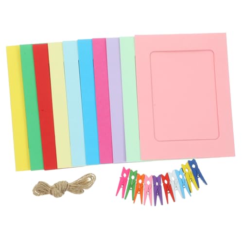 Holibanna Eleganter 6-zoll-fotorahmen Aus Holz Mit Clip-papier Bilderrahmen Für Schlafzimmer Wandbehang Rahmen Für Die Inneneinrichtung von Holibanna