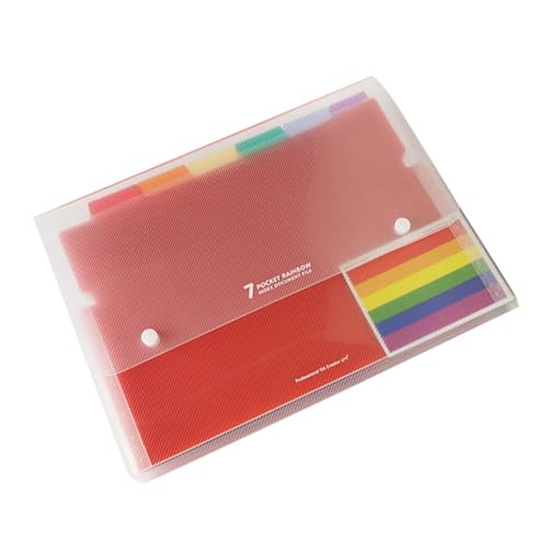 Holibanna Fächer Dokumentenmappe mit Druckknöpfen Bunte Erweiterbare Aktenmappe Tragbarer Ordner Organizer Langlebiges Material für Büro Schule und Zuhause Holibanna Fächer Dokumentenmappe mit Druckknöpfen Bunte Erweiterbare Aktenmappe Tragbarer Ordner Organizer Langlebiges Material für Büro Schule und Zuhause von Holibanna