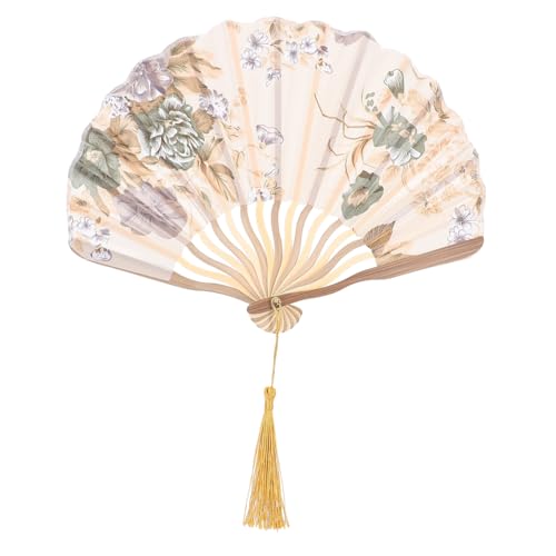 Holibanna Faltbarer Fächer mit Blumenmuster Dekorativer Handfächer für Frauen Handheld Fächer für Hochzeiten und Tanzveranstaltungen Praktisch und als Heimdekoration Holibanna Faltbarer Fächer mit Blumenmuster Dekorativer Handfächer für Frauen Handheld Fächer für Hochzeiten und Tanzveranstaltungen Praktisch und als Heimdekoration von Holibanna
