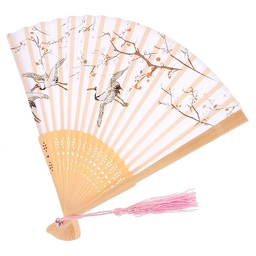 Holibanna Faltbarer Hochzeitsfächer aus Eleganter Handfächer für Hochzeiten Tänze und Aufführungen Vintage Design Weiß mit Dekorativ und Leicht Transportierbar Holibanna Faltbarer Hochzeitsfächer aus Eleganter Handfächer für Hochzeiten Tänze und Aufführungen Vintage Design Weiß mit Dekorativ und Leicht Transportierbar von Holibanna