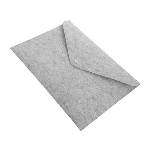Holibanna Filz Ordner mit Knopfverschluss Dokumententragetasche für Papiere Stilvolle Aufbewahrungslösung für Büro Schule und Geschäftsreisen Umweltfreundliches Material Holibanna Filz Ordner mit Knopfverschluss Dokumententragetasche für Papiere Stilvolle Aufbewahrungslösung für Büro Schule und Geschäftsreisen Umweltfreundliches Material von Holibanna