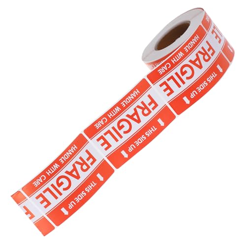 Holibanna Fragile Aufkleber Rolle Selbstklebende Warnetiketten Rot für Sicheren Versand und für und Verpackungen Hohe Sichtbarkeit und Einfache Anwendung Holibanna Fragile Aufkleber Rolle Selbstklebende Warnetiketten Rot für Sicheren Versand und für und Verpackungen Hohe Sichtbarkeit und Einfache Anwendung von Holibanna