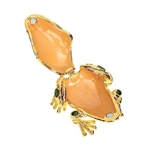 Holibanna Frosch-Schmuckkästchen Veranstalter groß schmuckschatullen mit juwelen Schmucklagerbehälter Schmuck Boxjewelry Case Schmuckschmuck Lagerung Zinklegierung von Holibanna