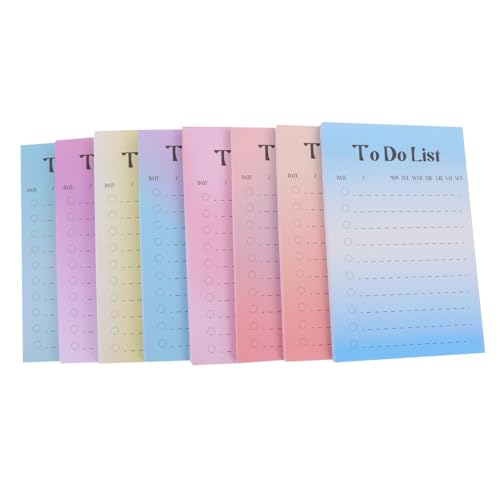 Holibanna Funktionale Haftnotizen Set aus Farben Selbstklebende Notizblätter aus Fluoreszierendem Papier für Schule Büro Tragbar und Vielseitig Einsetzbar von Holibanna