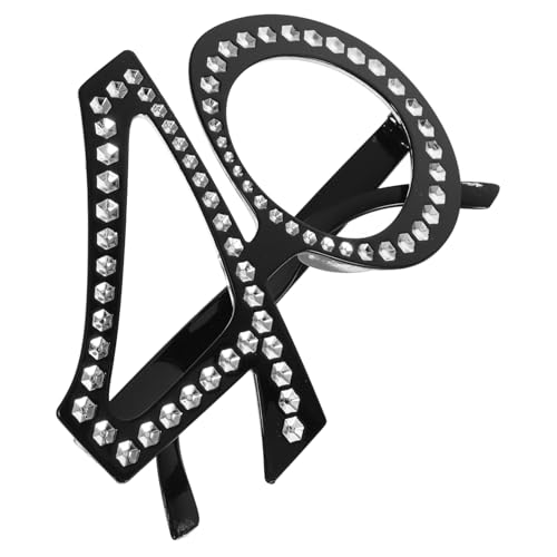 Holibanna Geburtstag Partybrille mit Glitzerrahmen Dekorative Zahlen Spaßbrille aus Langlebigem Fotofreundliches Accessoire für Erwachsene Originelle Foto Requisite für Feiern Holibanna Geburtstag Partybrille mit Glitzerrahmen Dekorative Zahlen Spaßbrille aus Langlebigem Fotofreundliches Accessoire für Erwachsene Originelle Foto Requisite für Feiern von Holibanna