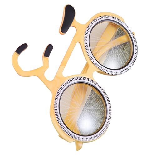 Holibanna Gelbe Kreative Fahrradbrille Brille für Foto Requisiten Karneval Fasching Erwachsene Holibanna Gelbe Kreative Fahrradbrille Brille für Foto Requisiten Karneval Fasching Erwachsene von Holibanna