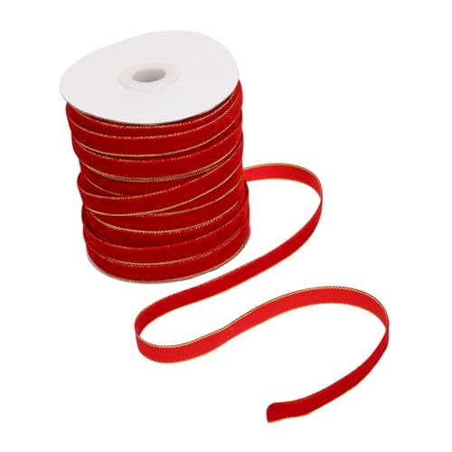 Holibanna Goldene Velours Geschenkband Rolle Weihnachtsdeko Schleife zum Basteln Geschenkverpackung Festliches Geschenkband für DIY Weihnachtskranz und Tischdeko Holibanna Goldene Velours Geschenkband Rolle Weihnachtsdeko Schleife zum Basteln Geschenkverpackung Festliches Geschenkband für DIY Weihnachtskranz und Tischdeko von Holibanna