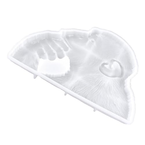 Holibanna Gorilla Silikonform für Epoxidharz DIY Bastelset zur Herstellung von Gorilla Dekorationen Hochwertiges Silikonmaterial für Kreative Projekte und Detailreiche Ergebnisse von Holibanna