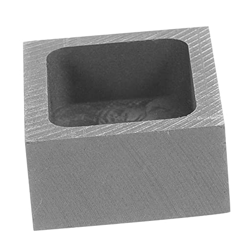 Holibanna Graphitform für Metallguss Hochtemperaturbeständig Gießform für Schmuckherstellung für Platin und Vielseitig Einsetzbar für Experimente von Holibanna