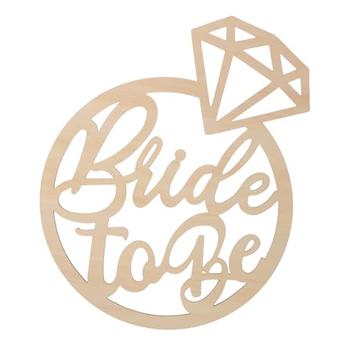 Holibanna Hängendes Holzschild für Hochzeiten Runder Ring mit Gravierbarem Design für Fotobooth Dekoration und Willkommensschild für Feierlichkeiten Wohnzimmer und Hotel von Holibanna