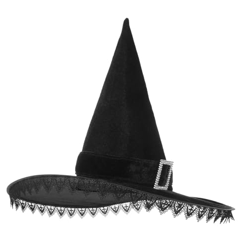 Holibanna Halloween Hexenhut Damen Cosplay Hut Leichtes Verschleißfestes Material Für Halloween Party Kostüm Maskerade Karneval Zubehör von Holibanna