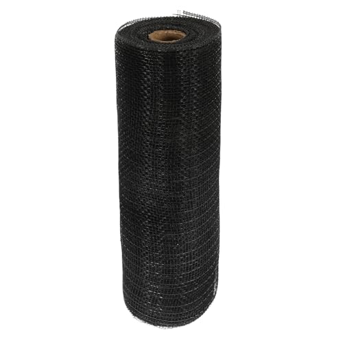 Holibanna Halloween Mesh Ribbon Schwarz DIY Bastelband für Kränze Geschenkverpackung Polyester Leicht Zuschneidbar Vielseitig für Halloween Dekorationen und Bastelarbeiten von Holibanna