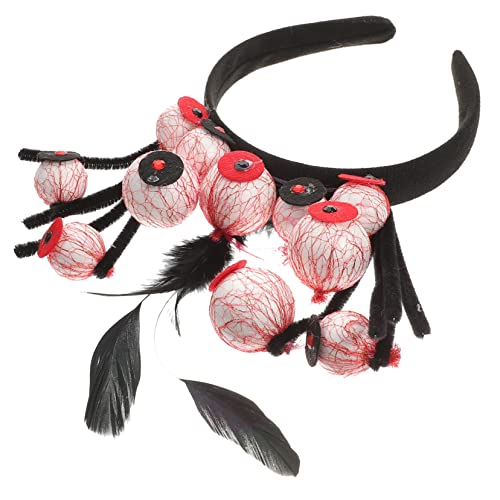 Holibanna Halloween Stirnband mit Lustigen Augäpfeln Leichter Haarschmuck für Erwachsene Komfortabler Kopfschmuck für Party Cosplay und Festival als für Halloween Feiern Holibanna Halloween Stirnband mit Lustigen Augäpfeln Leichter Haarschmuck für Erwachsene Komfortabler Kopfschmuck für Party Cosplay und Festival als für Halloween Feiern von Holibanna