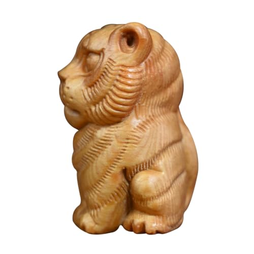 Holibanna Handgefertigte Holzfigur Tiger Dekoration Kreative Desktop Skulptur Langlebiges Holzmaterial Kompakte Stilvolle Wohn und Büro Tischdeko Holibanna Handgefertigte Holzfigur Tiger Dekoration Kreative Desktop Skulptur Langlebiges Holzmaterial Kompakte Stilvolle Wohn und Büro Tischdeko von Holibanna