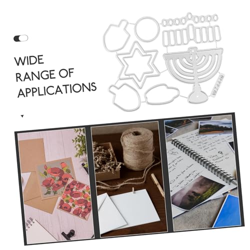Holibanna Hanukkah Stanzschablone Hochkohlenstoffstahl Metall Stanzform Für DIY Papierbasteln Kartenherstellung Fotoalbum Scrapbooking Wiederverwendbar Robust Holibanna Hanukkah Stanzschablone Hochkohlenstoffstahl Metall Stanzform Für DIY Papierbasteln Kartenherstellung Fotoalbum Scrapbooking Wiederverwendbar Robust von Holibanna