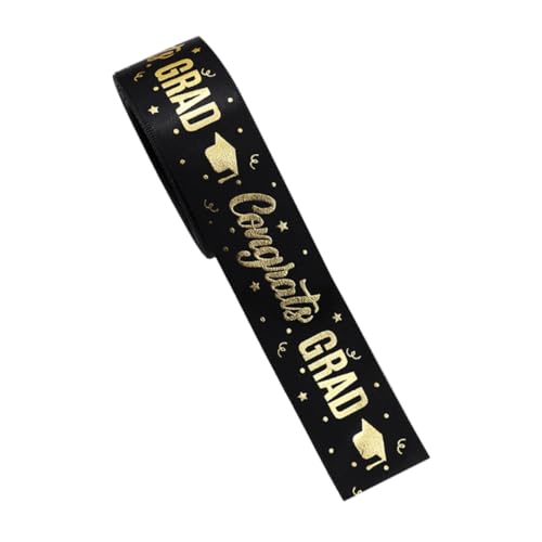 Holibanna Heißpräge Geschenkband Polyesterband DIY Geschenkverpackung Party Dekoband für Schleifen Basteln Hochzeit Blumendekoration von Holibanna