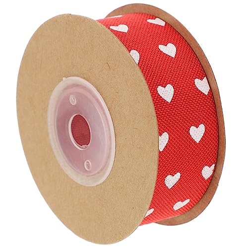 Holibanna Herzmuster Geschenkband Rot Yards Satin Geschenkband mit Liebe für Geschenkverpackung Hochzeit Party Basteln DIY Dekoration Holibanna Herzmuster Geschenkband Rot Yards Satin Geschenkband mit Liebe für Geschenkverpackung Hochzeit Party Basteln DIY Dekoration von Holibanna