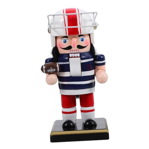 Holibanna Holz Soldat mit Football Langlebige Holzfigur Einzigartige Sportdekoration für Schreibtisch Wohnzimmer und Party für Sportfans und Geburtstagsfeiern Holibanna Holz Soldat mit Football Langlebige Holzfigur Einzigartige Sportdekoration für Schreibtisch Wohnzimmer und Party für Sportfans und Geburtstagsfeiern von Holibanna