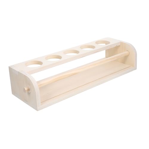 Holibanna Holz Staffelei für Rollpapierhalter Zeichenset für Partys Tischstaffelei für Scrollmalerei Kunstwerkzeug für Zuhause und Schule von Holibanna