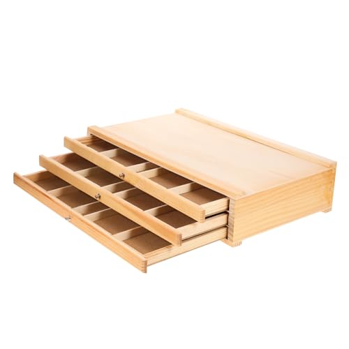 Holibanna Holz Stifthalter mit Schichten Multifunktionaler Organizer für Schreibtischzubehör zur Aufbewahrung von Markern Bleistiften und Pinseln und Praktisch Holibanna Holz Stifthalter mit Schichten Multifunktionaler Organizer für Schreibtischzubehör zur Aufbewahrung von Markern Bleistiften und Pinseln und Praktisch von Holibanna