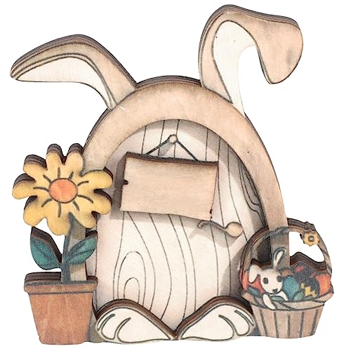 Holibanna Holz Tischaufsatz Frühlingshafter Tisch Dekoration Osterornament Aus Holz Osterdekoration Für Zuhause von Holibanna