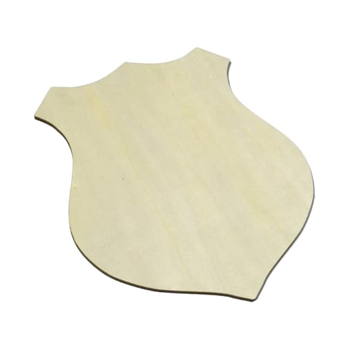 Holibanna Holzabzeichen-ornamente Parteibedarf Der Polizei Stichworte Planke Schildplakette Symbol Klein Schlüssel Leer Personifizieren Wohnkultur Party Holzplatten Hölzern Beige von Holibanna