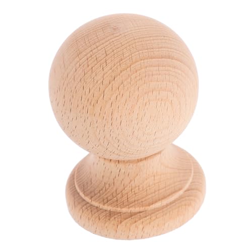 Holibanna Holzball Finials aus Massivem Holz Unbearbeitete Dekorationsfinials für Möbel und DIY Projekte Klassisches und Design für Zeitlose Einrichtung Holibanna Holzball Finials aus Massivem Holz Unbearbeitete Dekorationsfinials für Möbel und DIY Projekte Klassisches und Design für Zeitlose Einrichtung von Holibanna