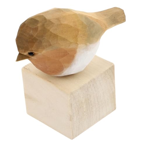 Holibanna Holzfigur Vogel Dekoration Vogelmodell Simulation Ornament Für Schlafzimmer Fenster Wohnzimmer Arbeitszimmer Büro Holibanna Holzfigur Vogel Dekoration Vogelmodell Simulation Ornament Für Schlafzimmer Fenster Wohnzimmer Arbeitszimmer Büro von Holibanna