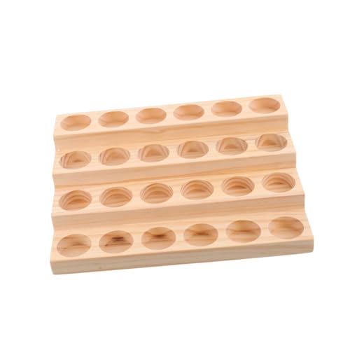 Holibanna Holzöl Flaschenregal für Ätherische Öle Präsentationsständer für Flaschen Robustes Tabletop Display Rack für Aromatherapie und Duftöle Holibanna Holzöl Flaschenregal für Ätherische Öle Präsentationsständer für Flaschen Robustes Tabletop Display Rack für Aromatherapie und Duftöle von Holibanna