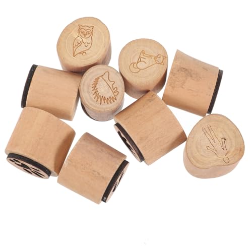 Holibanna Holzstempel Tierfußabdrücke DIY Stempel Cartoon Motive Kreative Bastelstempel für Geschenkdekoration Langlebig Kompakt Holibanna Holzstempel Tierfußabdrücke DIY Stempel Cartoon Motive Kreative Bastelstempel für Geschenkdekoration Langlebig Kompakt von Holibanna