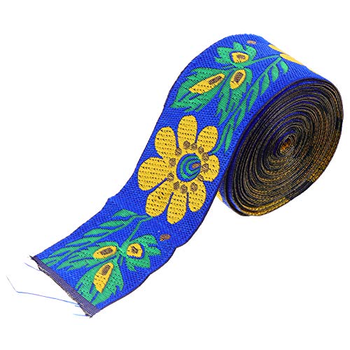 Holibanna Jacquard Blumenmuster Breit Ethnisches Besticktes Band für Kleidung DIY Bastelbedarf und Dekoration Pack Holibanna Jacquard Blumenmuster Breit Ethnisches Besticktes Band für Kleidung DIY Bastelbedarf und Dekoration Pack von Holibanna