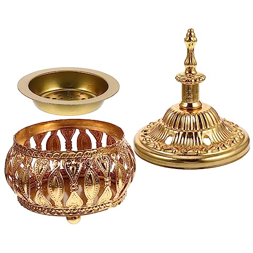 Holibanna Kasten Räuchergefäß Schmuckschatulle Eid Räuchergefäß Halter Für Kerzenbrenner Desktop-weihrauchbrenner Räucherkegel Aschenbecher Votiv- Räucherofen Mastix Schreibtisch Büro Eisen Holibanna Kasten Räuchergefäß Schmuckschatulle Eid Räuchergefäß Halter Für Kerzenbrenner Desktop-weihrauchbrenner Räucherkegel Aschenbecher Votiv- Räucherofen Mastix Schreibtisch Büro Eisen von Holibanna