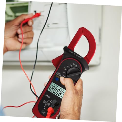 Holibanna Klemm Multimeter Strommesszange AC DC Multimeter mit Temperaturmessung Widerstandstest Tragbar und Präzise Geeignet für Elektriker und Heimwerker von Holibanna