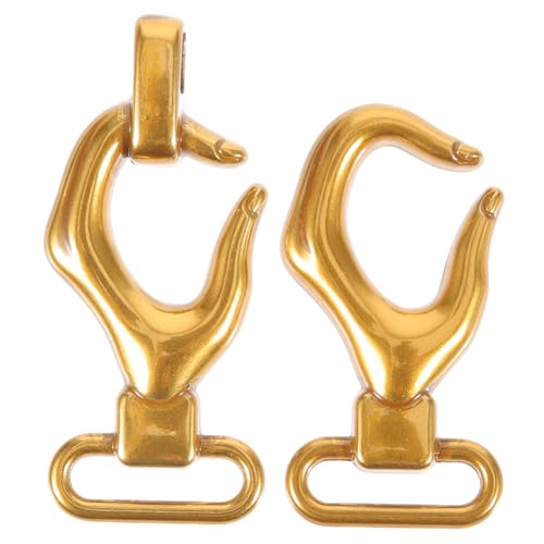 Holibanna Knebelschnalle Metall Für Mäntel Eleganter Mantelhalter Langlebiger Clipverschluss Für Anzüge Modisches Zubehör Für Damenbekleidung Antik Goldene Farbe von Holibanna