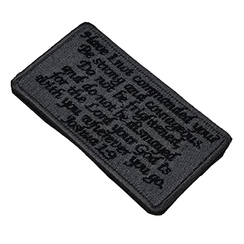 Holibanna Kreativer Kleidungspatch Mit Bibelsprüchen Wiederverwendbares Stickerei Patch Für DIY Projekte Zum Aufnähen Shirts Pullovern Und Taschen Hautfreundliches Material Holibanna Kreativer Kleidungspatch Mit Bibelsprüchen Wiederverwendbares Stickerei Patch Für DIY Projekte Zum Aufnähen Shirts Pullovern Und Taschen Hautfreundliches Material von Holibanna