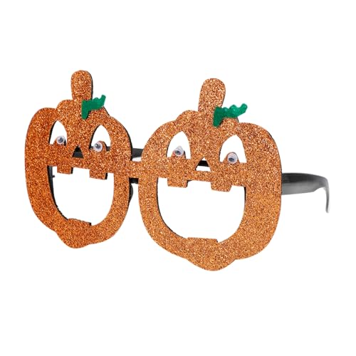 Holibanna Kürbisbrille Halloween Plastikbrille Lustige Brille Party Spielzeug Karneval Brille Cosplay Requisite Unisex Design von Holibanna