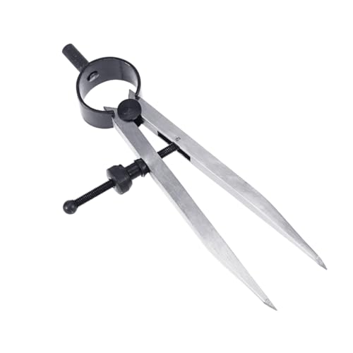 Holibanna Lederkompass Präzisions Messwerkzeug Radius Verstellbar Ergonomisches Design für Präzises Zeichnen und Markieren für und Hobbyisten von Holibanna